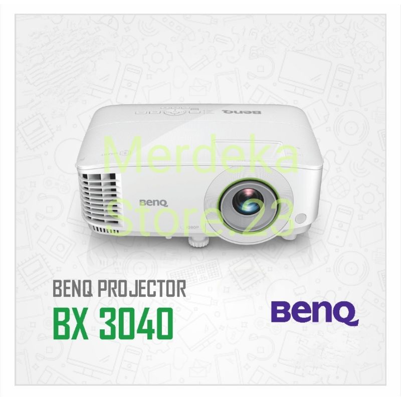 Projector BENQ BX3040~XGA 3300 Lumens Brightness~Proyektor BENQ BX3040 - Baru
