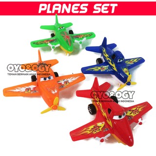  Mainan  Anak Planes Pack Paket Pesawat  Terbang  Take Flight 