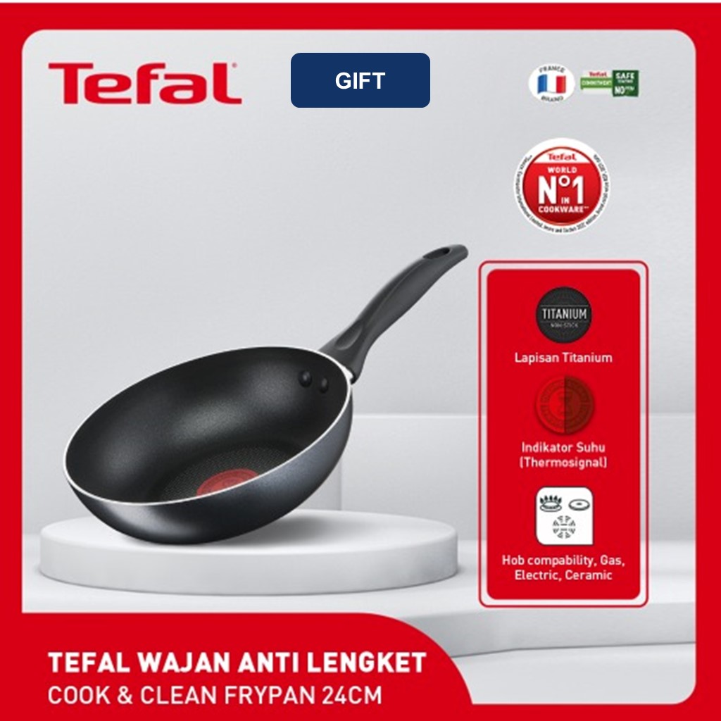 [Gift] Tefal Cook & Clean Pan 24cm