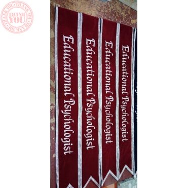 Slempang wisuda bordir /selempang wisuda beludru bandung express/aksesori wisuda/selempang murah/cep