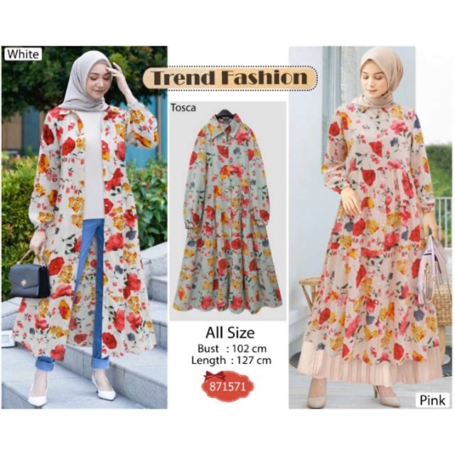 Long tunik outer Nagita Bangkok sale