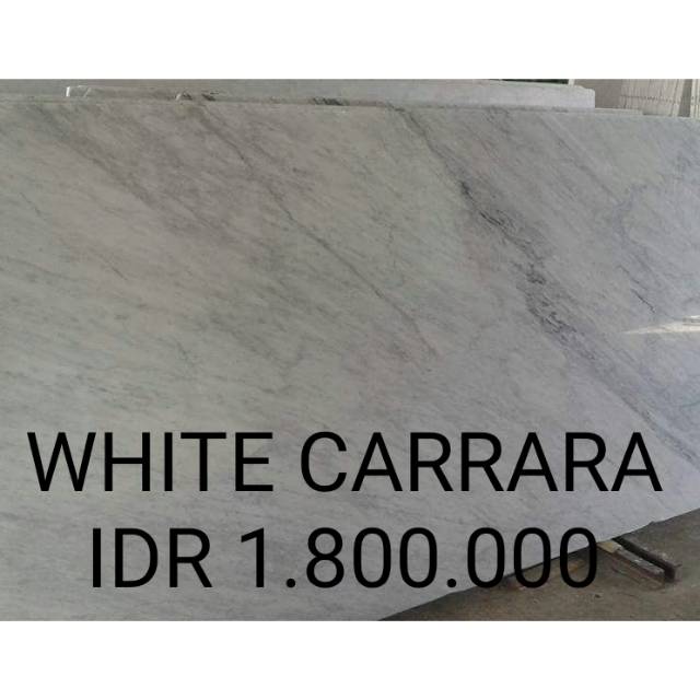 Marmer White Carrara Untuk Top Table Kitchen Set Meja Dapur Shopee Indonesia