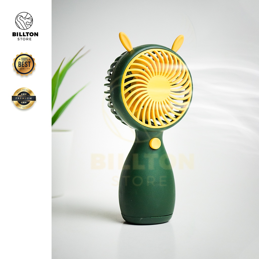 Kipas Angin Genggam Portable Mini / Mini Fan Cute Premium USB Recharge