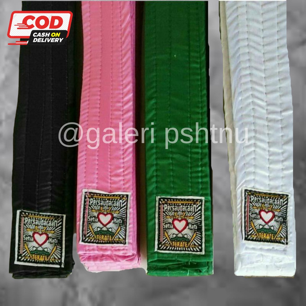 sabuk siswa psht - sabuk siswa psht hitam - sabuk psht putih - sabuk psht hijau - sabuk psht jambon