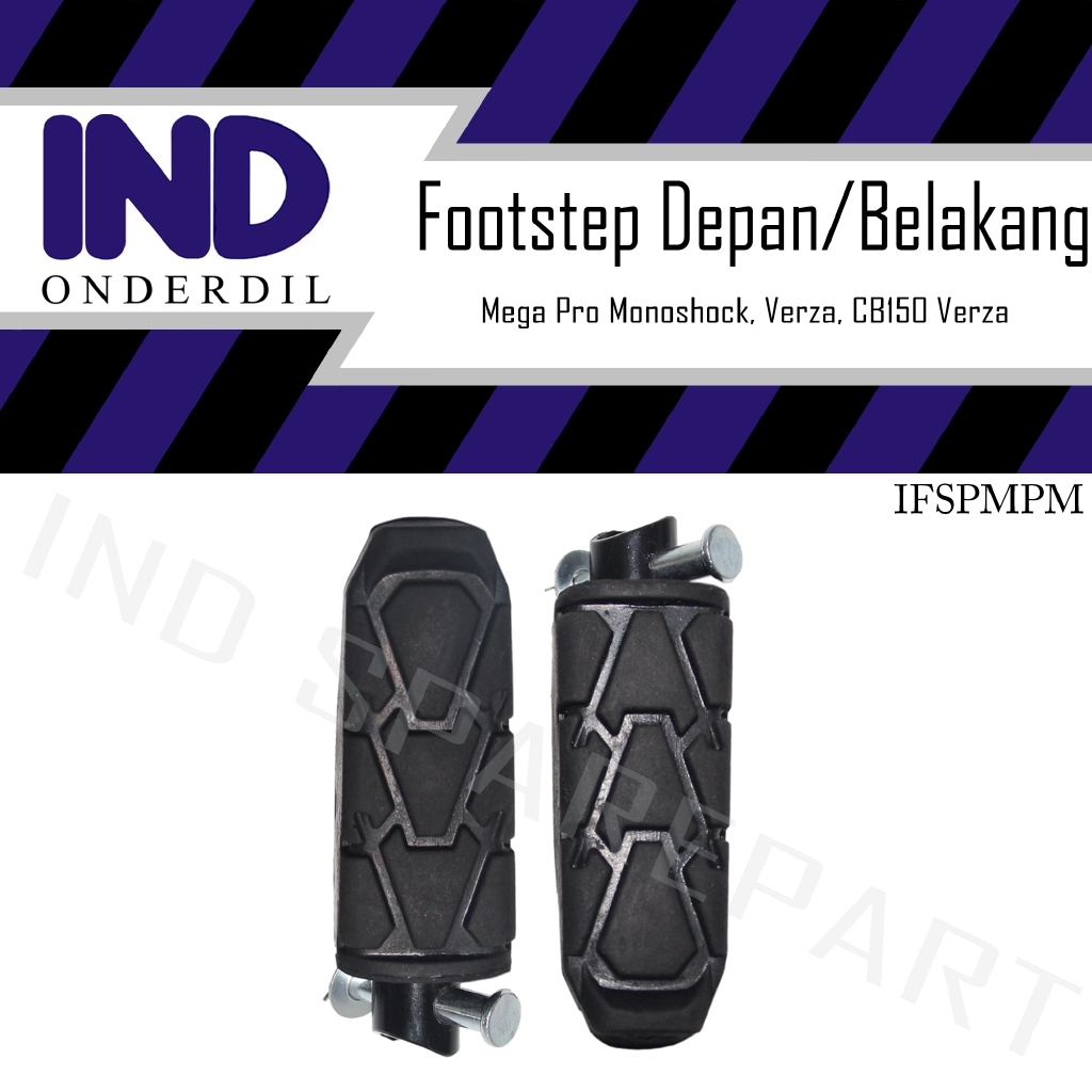 Footstep-Foot Step Belakang-Depan Mega Pro New Mono shock/CB150-Verza