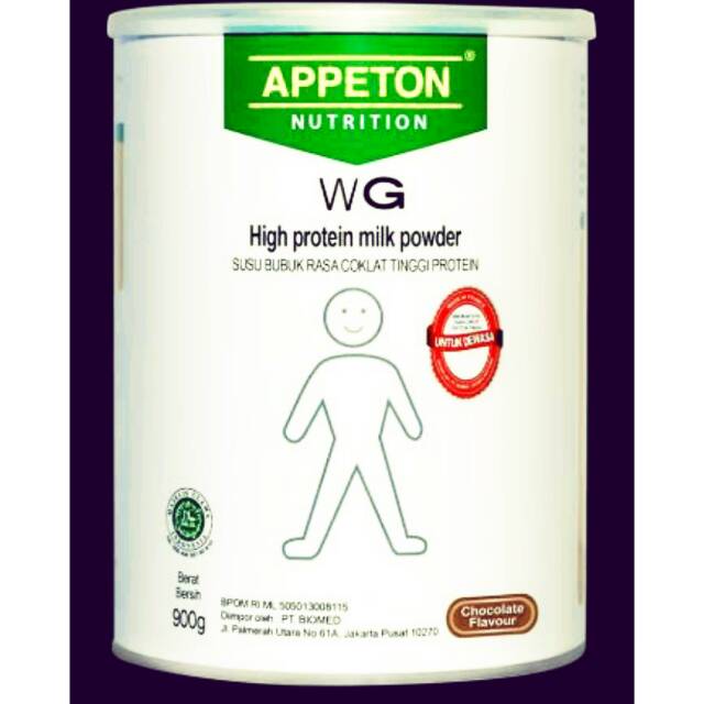 

Susu Appeton weight gain dewasa >13th 900gr