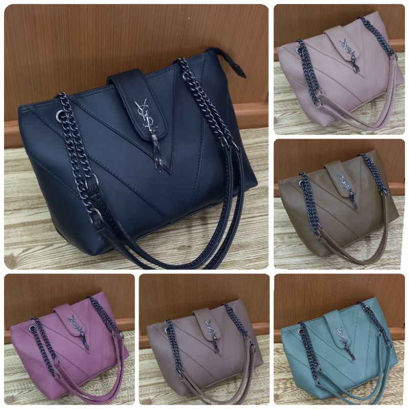 SODARA TAS !!! TAS MEWAH /TAS KULIAH/TAS BAHU TOTE TALI RANTE SISE 34X22CM