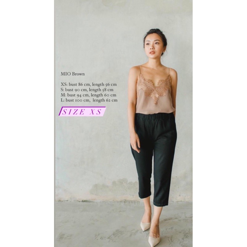 Eunoia x Patricia Stephanie Mio Camisole size XS - Brown