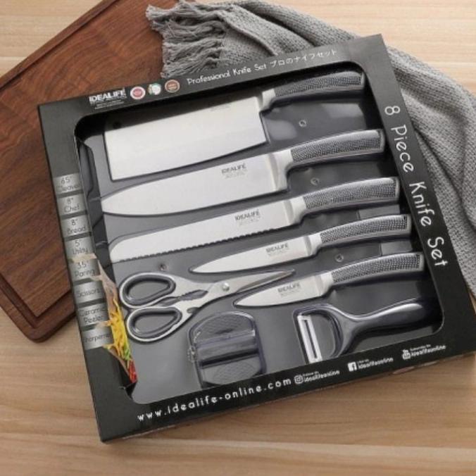 

PROFESSIONAL KNIFE SET- PERLENGKAPAN PISAU DAPUR IDEALIFE IL163S SDVD6545DV