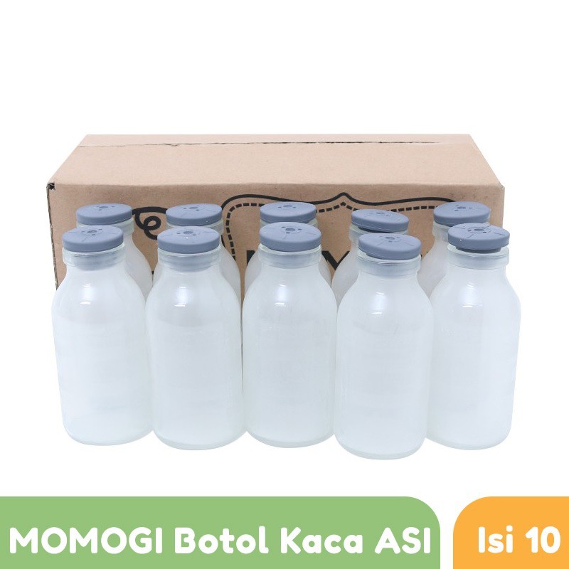 Momogi BKA Murah Meriah!! Botol Asi Kaca Isi 10 Botol