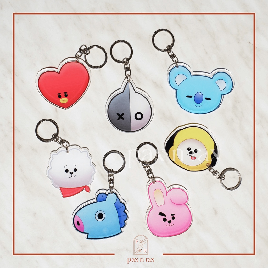 Gantungan Kunci BT21 Acrylic