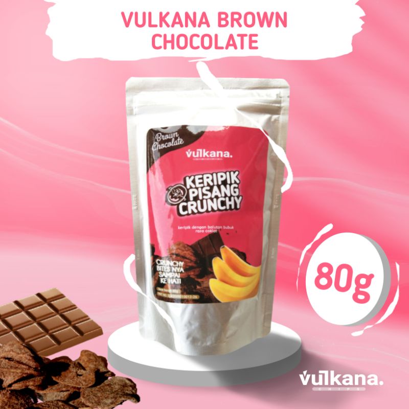 

keripik pisang vulkana rasa coklat 80g