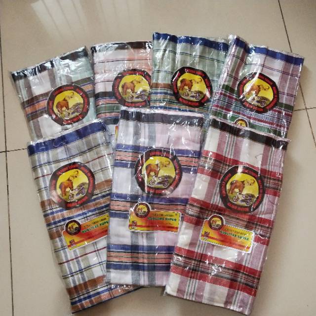 Sarung tenun dewasa non box super kualitas -random