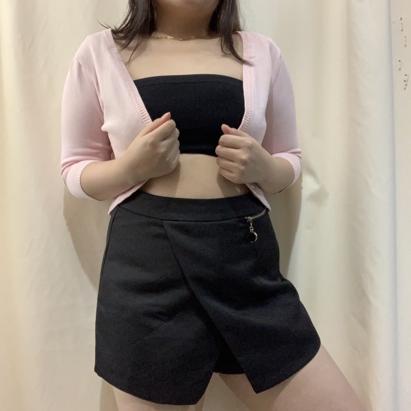 LODISPOTTO Pink Vest / Rompi Wanita / Pink / Knitwear / Outer / Rajut