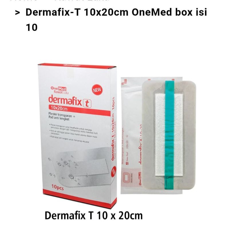 One Med Demafix - Plester Luka Pad Anti Air Transparan