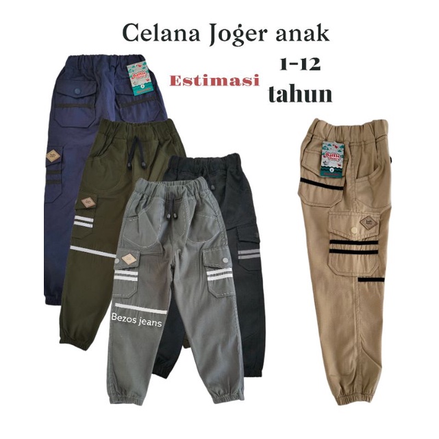 Celana Cinos Anak Jogger Celana cargo anak laki laki Celana cargo anak Celana cargo anak laki Celana kargo anak Laki Laki murah