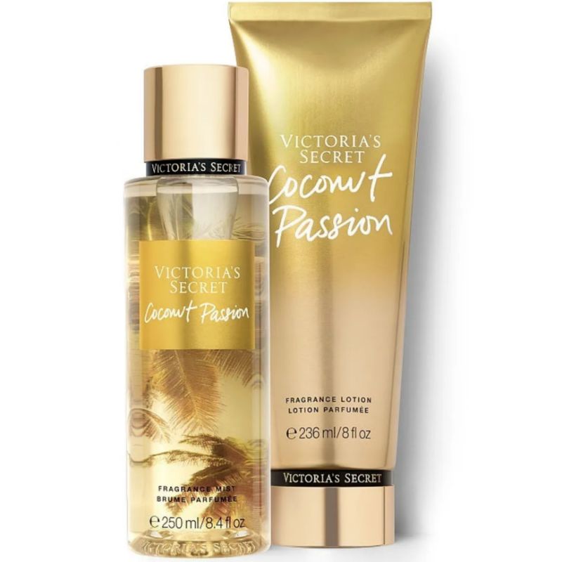 VICTORIA'S SECRET VS COCONUT PASSION  SERIES FULLSIZE TRAVELSIZE ROLLERBALL BODY LOTION MIST EAU DE PARFUM EDP