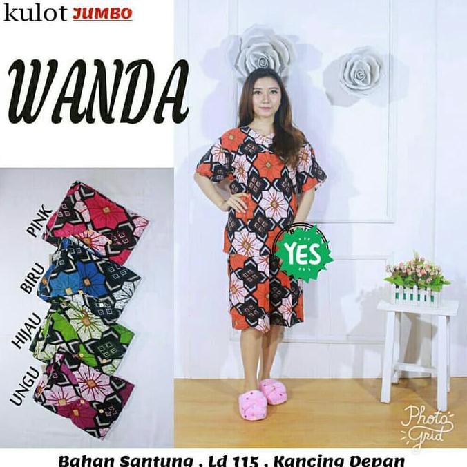 Setelan kulot jumbo batik pekalongan / baju menyusui / babydoll murah "HARGA PROMO"