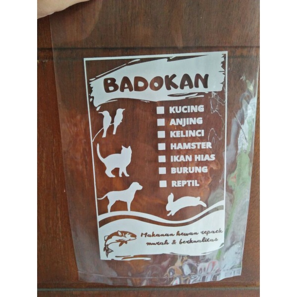 Sablon plastik PP uk 15x25 cm tebal 03 kemasan snack harga perkilo