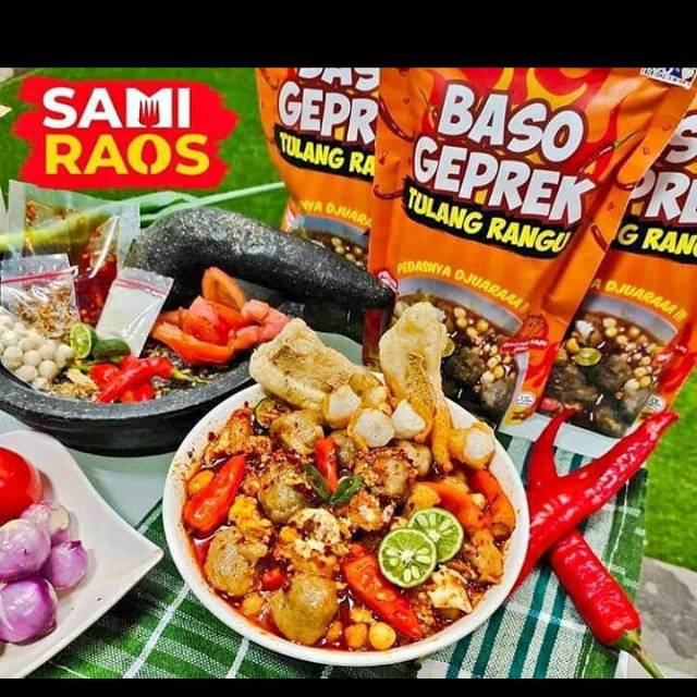 

Baso geprek tulang rangu