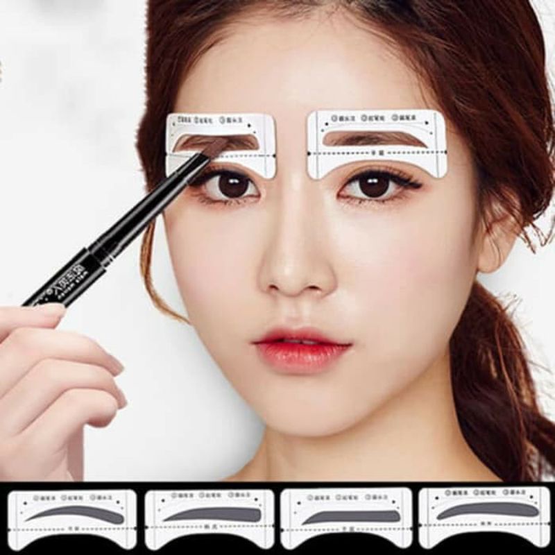 Cetakan Alis Stiker Alis Percetakan Alis Mata Bentuk Alis Mata Harga 1Lembar/2Pasang