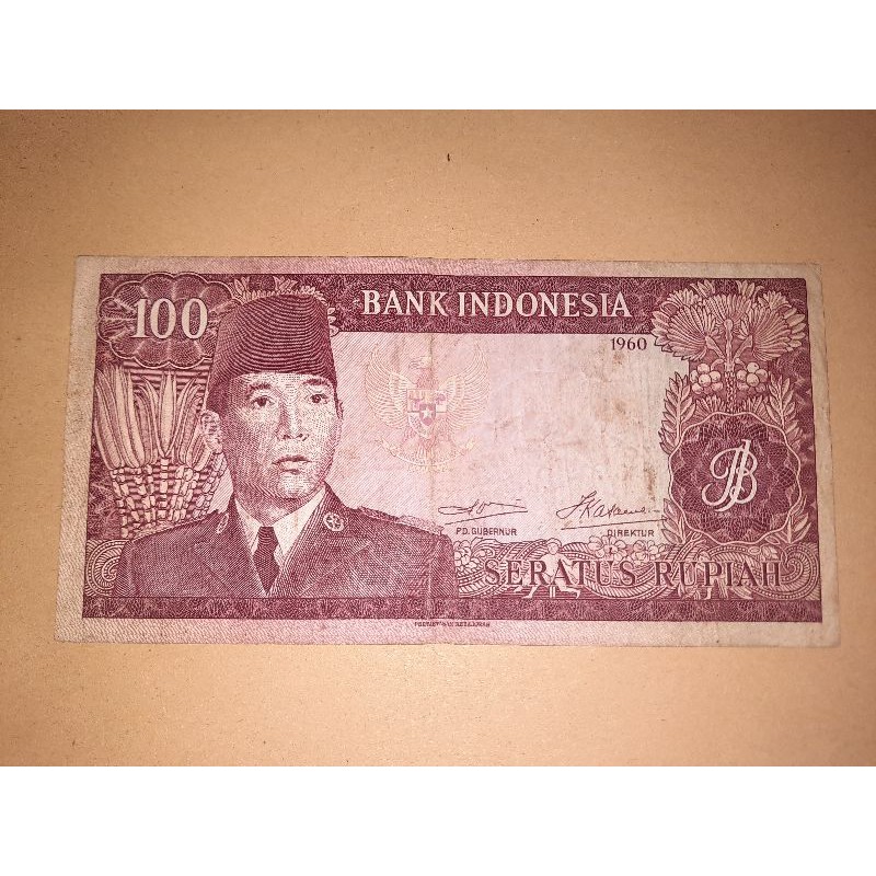 uang kuno 100 rp soekarno