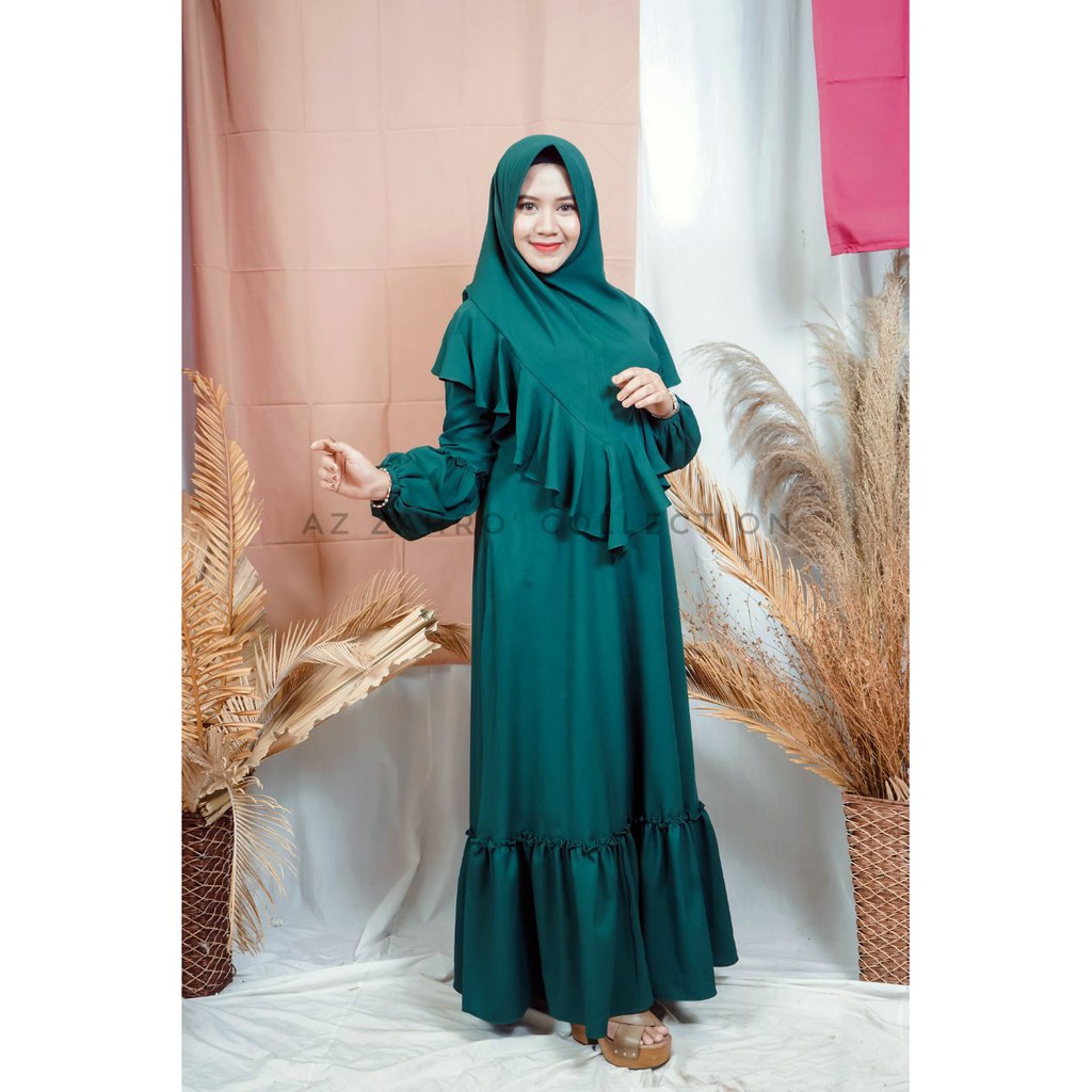 Gamis salwa set syari