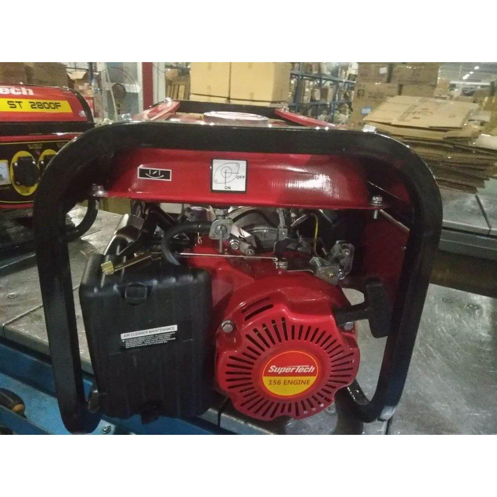 Mesin genset bensin st2800 900watt merk Supertech