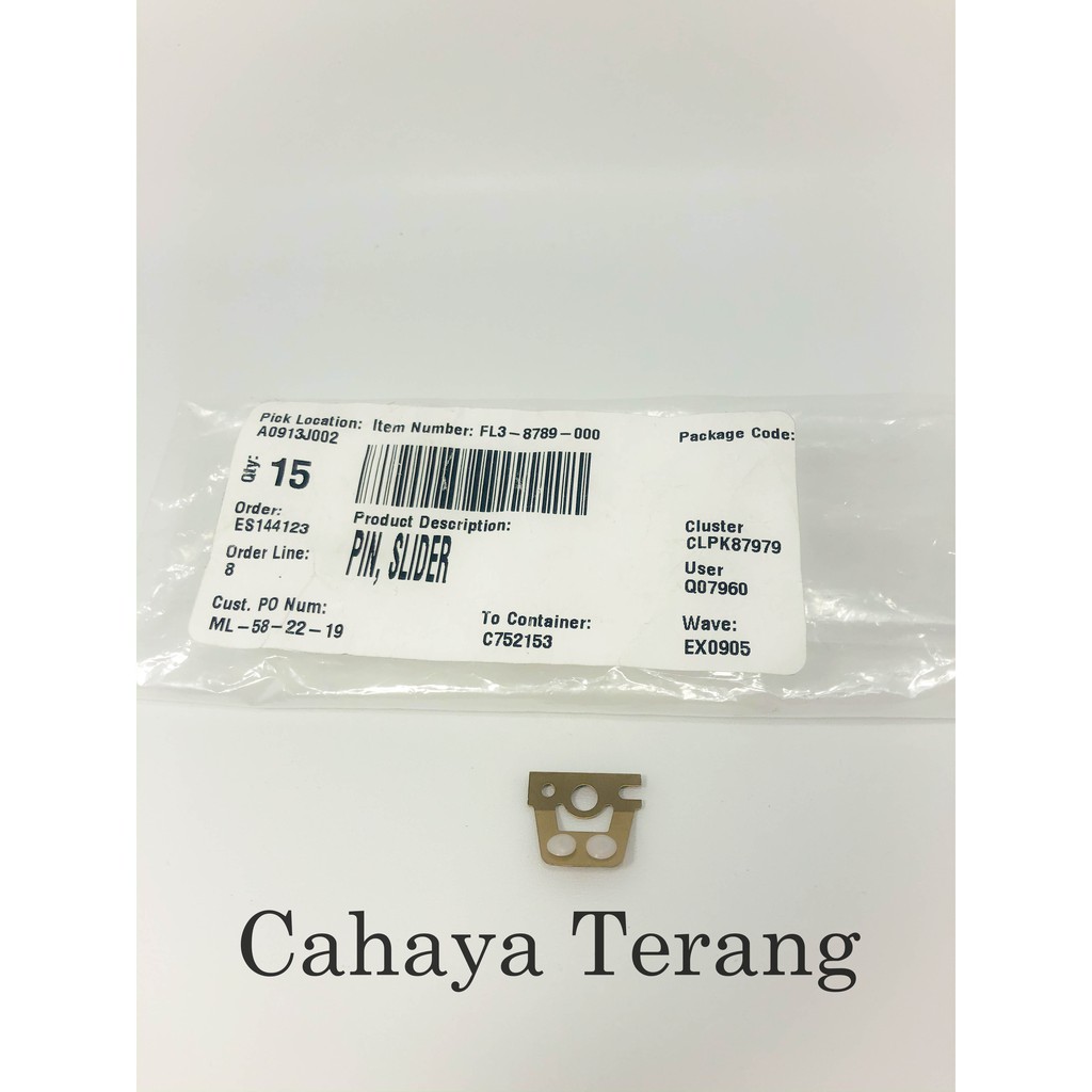 Pin Slider Mesin Fotokopi Canon IRA 6075/6275 FL3-8789-000 Original