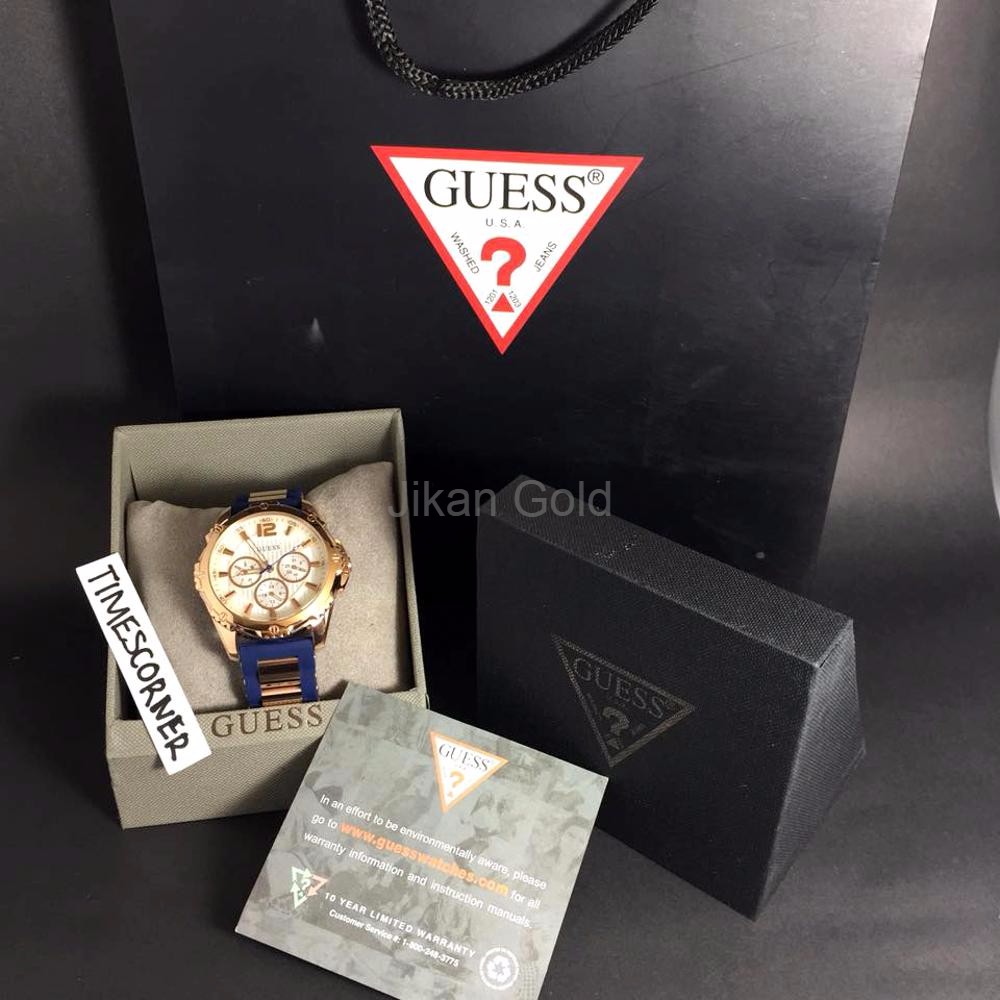 Jam Tangan guess chronograph 38mm original Bm ready fossil tagheuer diesel dw aigner hublot tissot