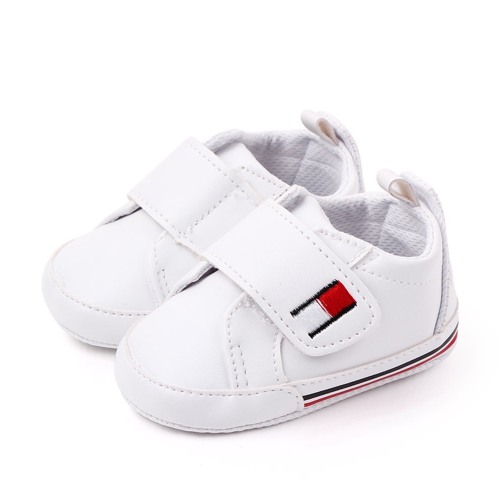 SEPATU BABY SINTETIS IMPORT PUTIH PWR1