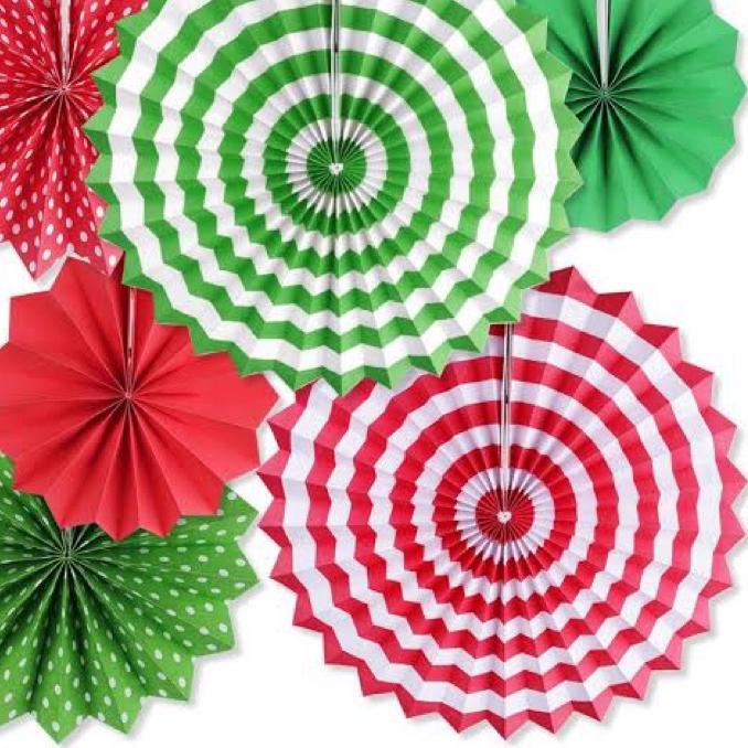 

➼ Paper fan golden set - paper fan set dekorasi pesta - kipas kertas set - paper fan golden -paper fan ➪