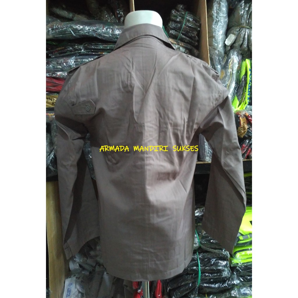 Seragam PDL Satpam Coklat - Seragam PDL Security Coklat