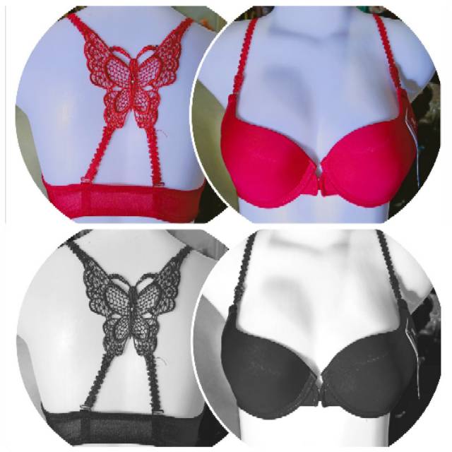 BH - Bra Motif Kupu - Kupu