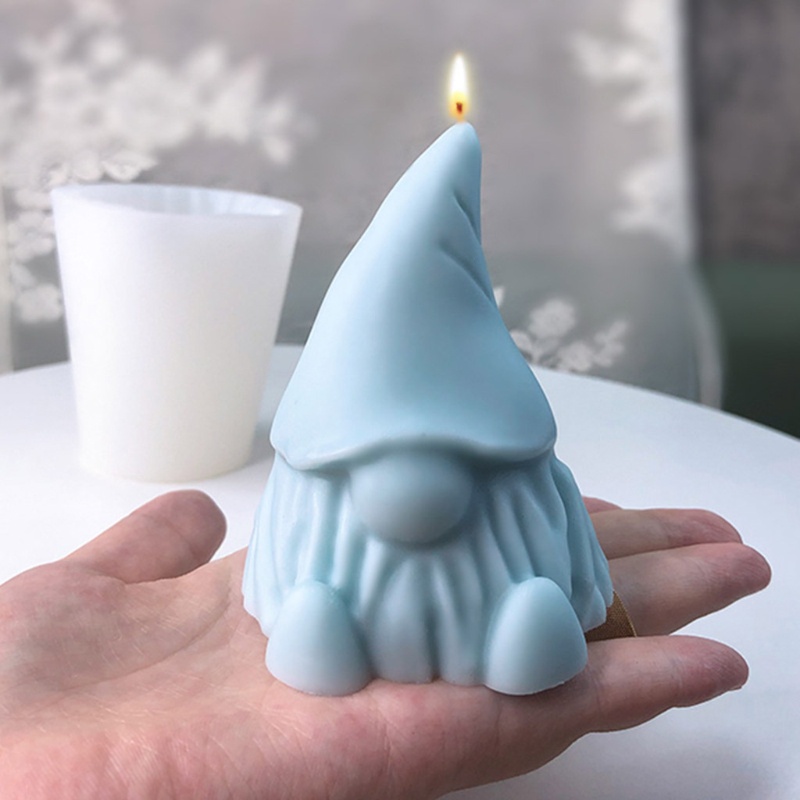 Zzz Cetakan Kue / Coklat / Sabun Handmade DIY Bentuk Boneka Natal 3D Bahan Silikon