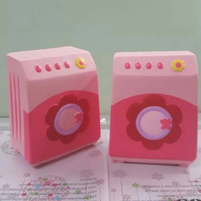 Kado Anak Squishy Squisy Mesin Cuci Pink Bunga Lucu Sequisi Limited Edition Squisy Murah