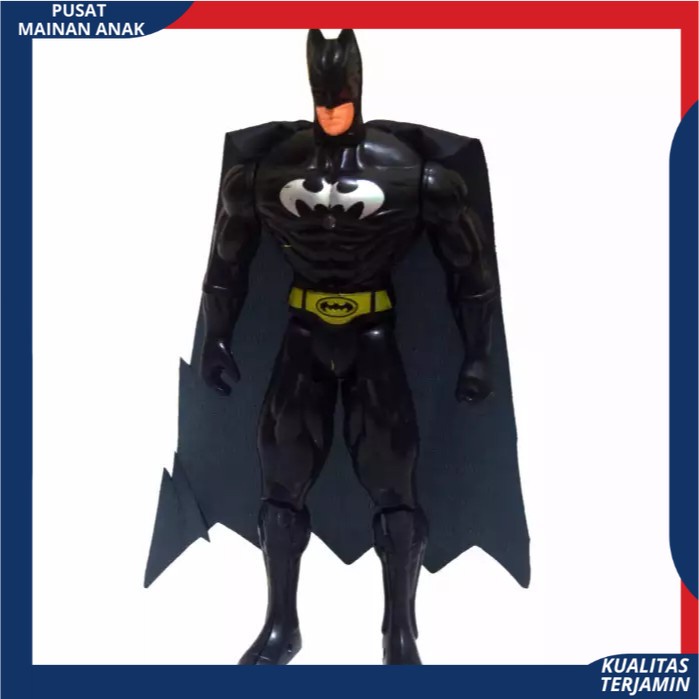 ROBOT BATMAN Nyala Lampu Mainan Anak No.16A-2 /Action Figure Pajangan Karakter Superhero