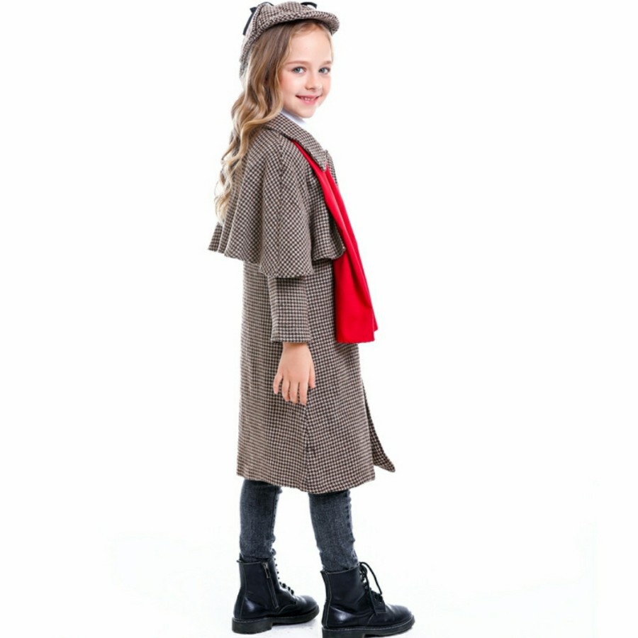 Sherlock holmes detective kids halloween costume halloween kostum anak