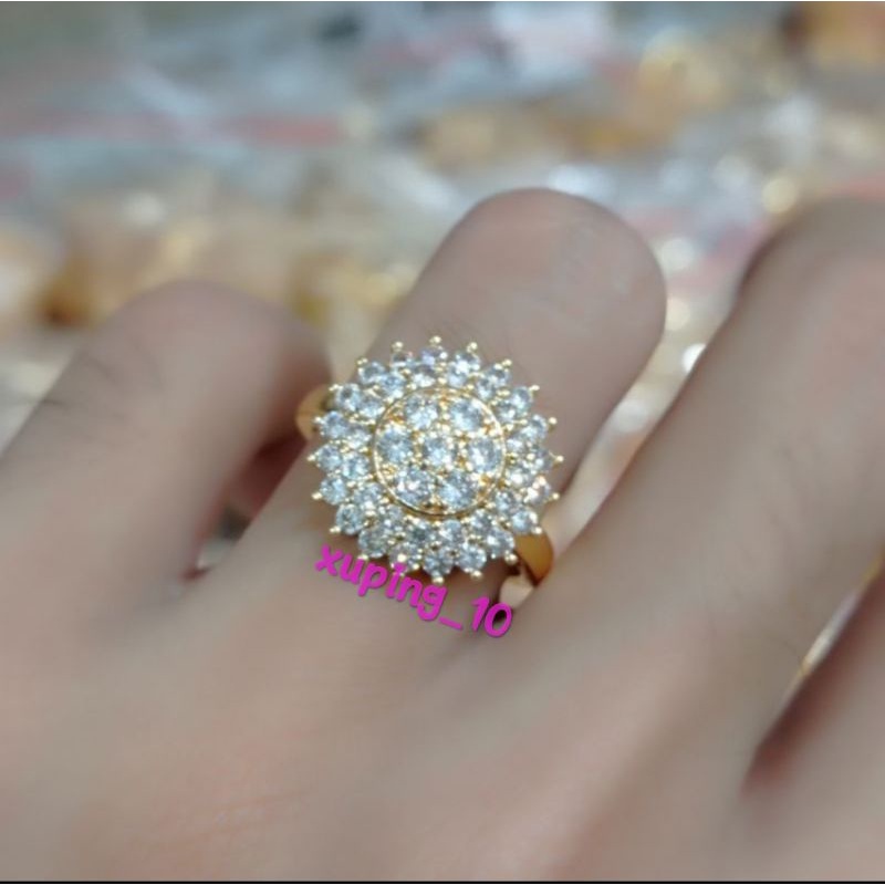 cincin dewasa perhiasan fashion wanita pertama zircon