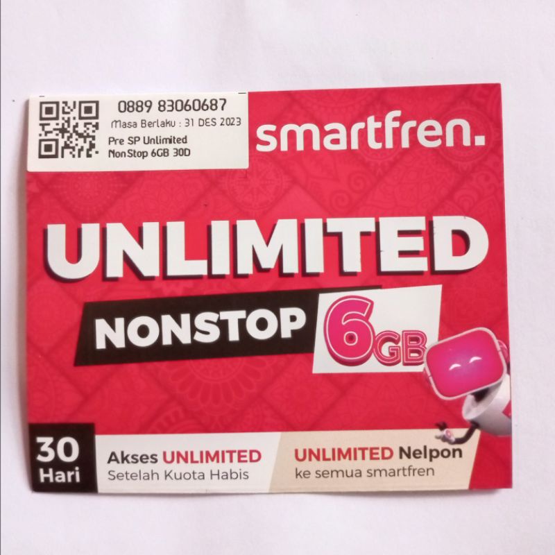 Kartu Perdana UNLIMITED Smartfren