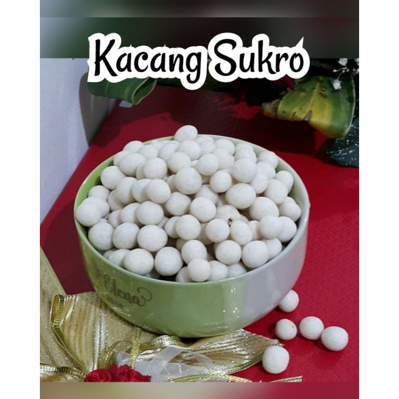 

KACANG SUKRO ORIGINAL 1/2KG(500GR)/PILUS SUKRO ISI KACANG/SUKRO RENYAH GURIH