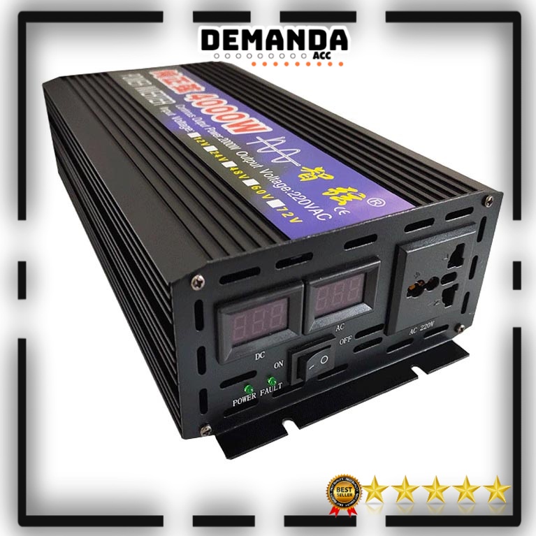 SUNYIMA Pure Sine Wave Car Power Inverter DC 12v/24v to AC 220V 1000/2000/3000/4000 W - SY1000 SY2000 SY3000 SY4000