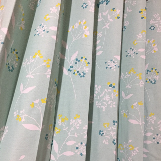 Gorden blackout pastel biru tosca