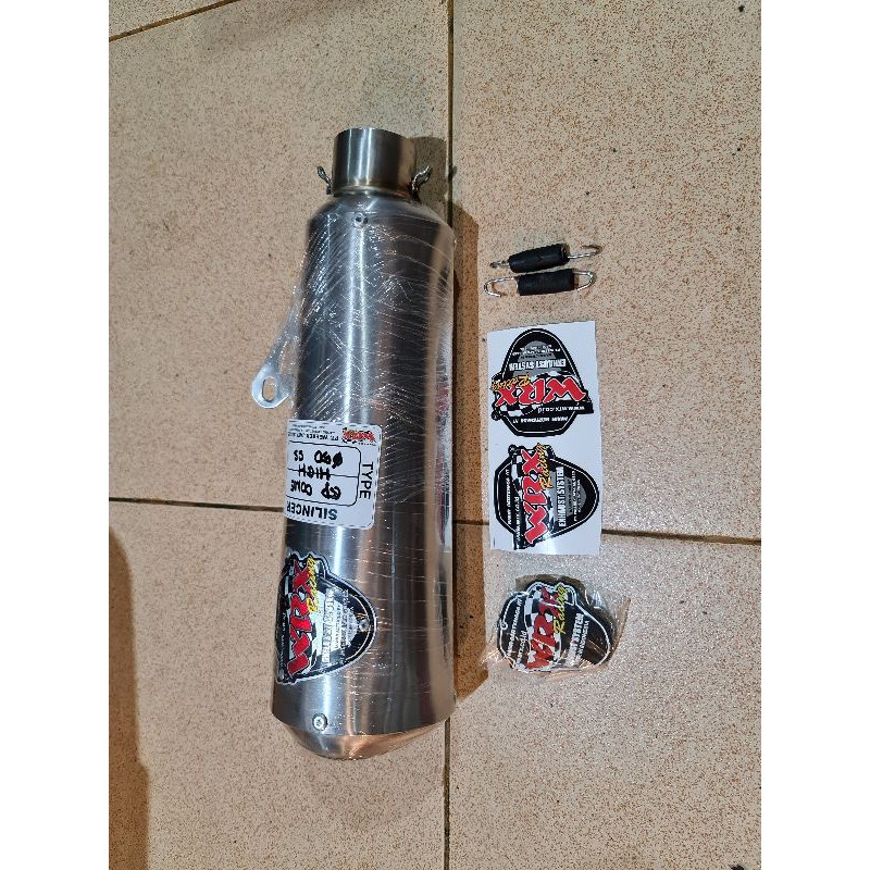 Silencer knalpot WRX GP Cone K2 SS