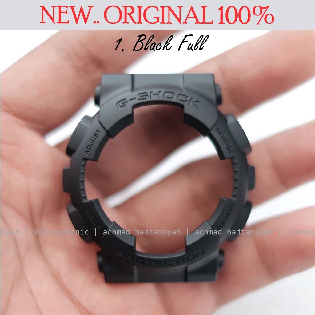 Full Black DOFF.. ORIGINAL CASIO GShock Cover Bezel GA100 Bezel GA110 Bezel GA120 Bezel GD100 GAX100