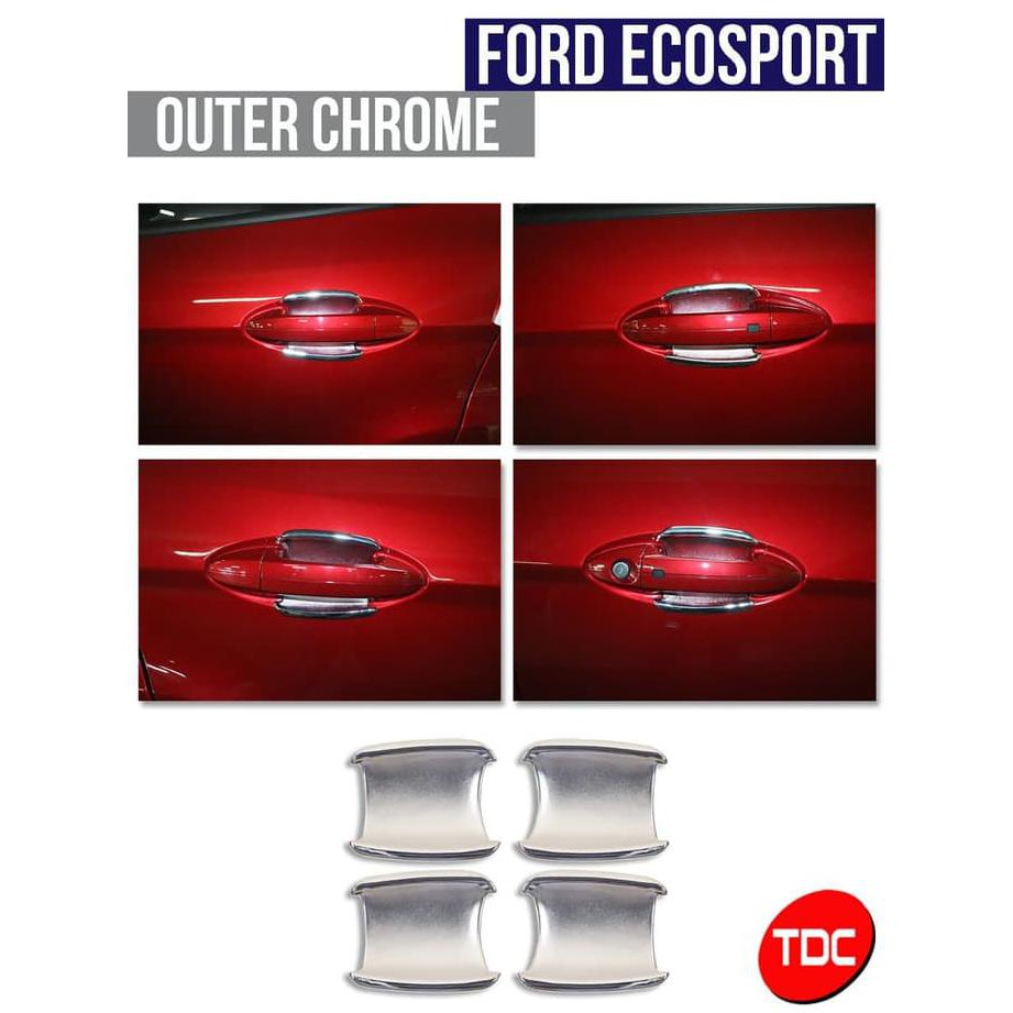 Ford Ecosport Outer Chrome Aksesoris Variasi Mobil Tdc