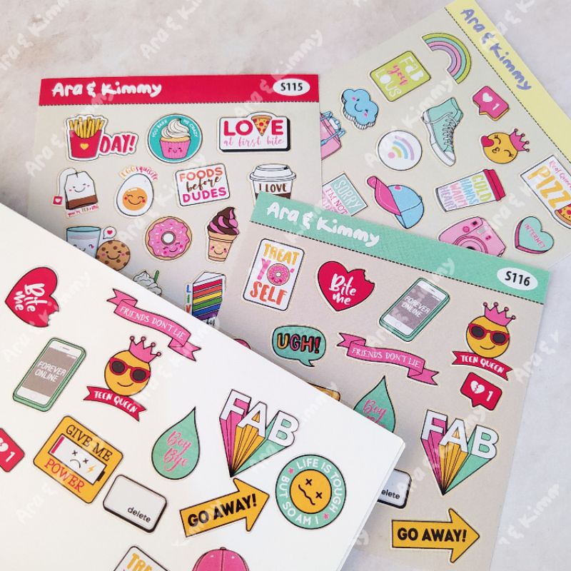 

[COD] Stiker Sheet Aesthetic Fancy Stiker deco Stiker tumblr stiker lucu stiker hp stiker laptop stiker case stiker pack