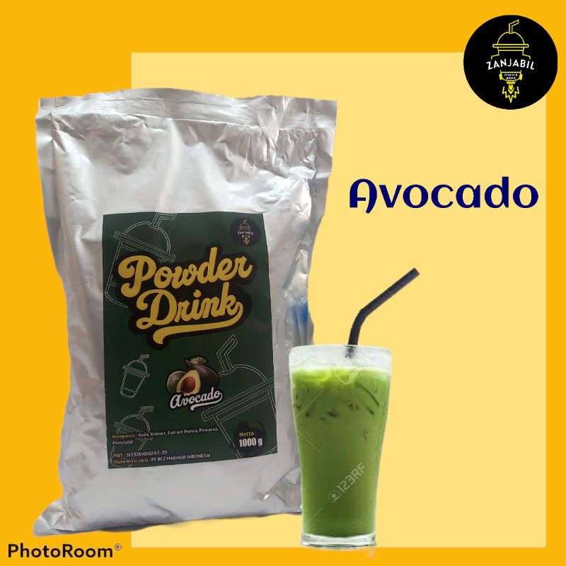 ZANJABIL POWDER DRINK-BUBUK MINUMAN KEKINIAN - MENU HITS AVOCADO  - CAPCIN - BOBA - PERASA MAKANAN