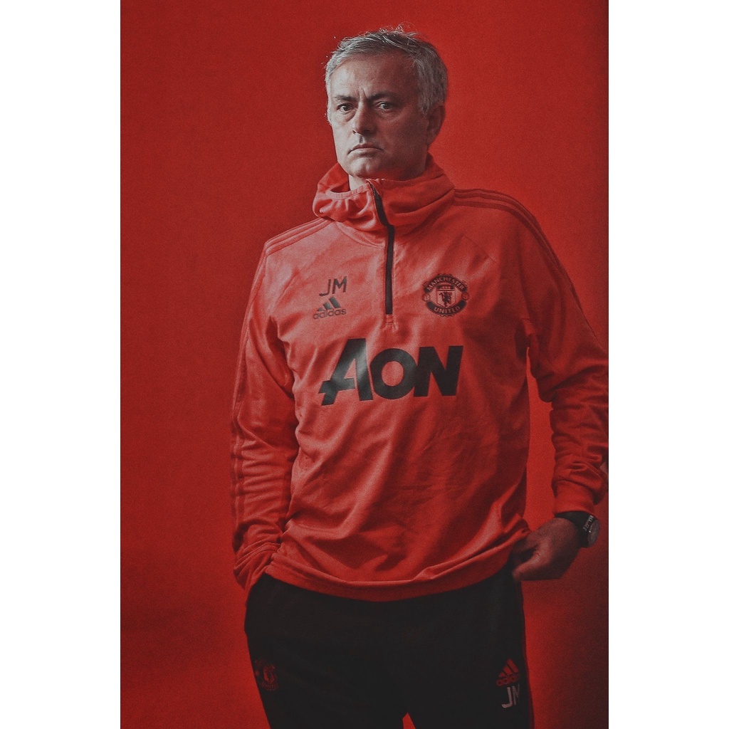 AS ROMA| POSTER HIASAN DINDING | PIALA EROPA 2021 JOSE MOURINHO PELATIH CLUB SEPAK BOLA AS ROMA