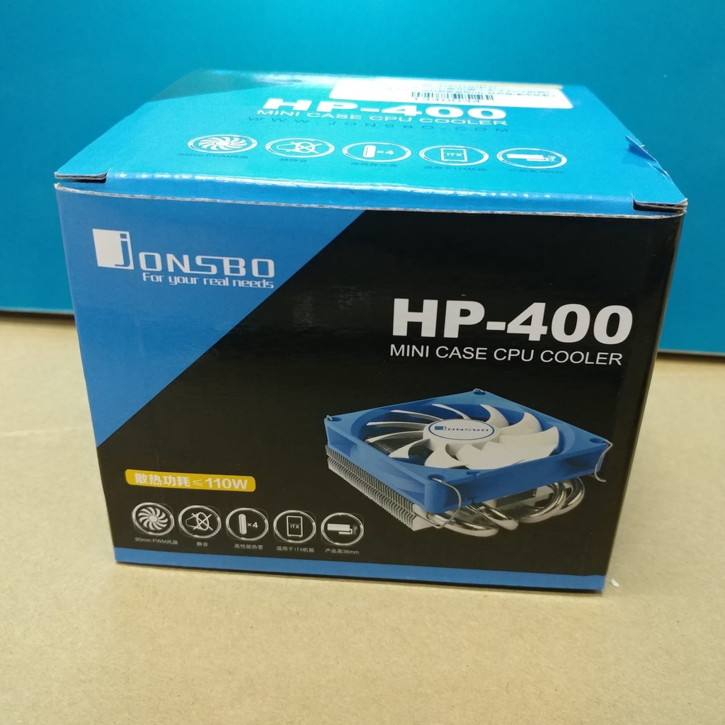 JONSBO HP-400 Mini CPU Cooler Down Flow TDP 110W Jonsbo HP400 PWM